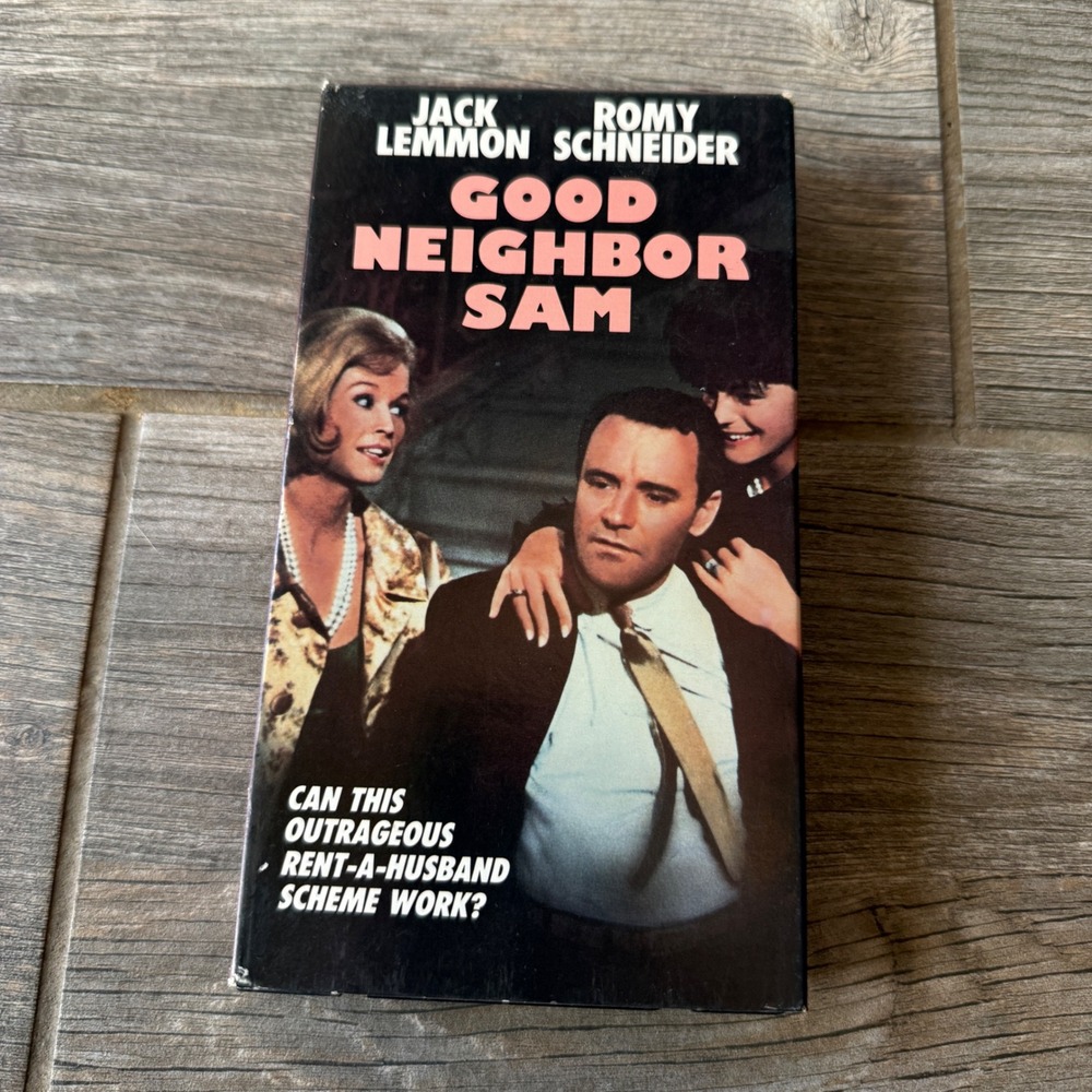 Good Neighbor Sam VHS Movie Jack Lemmon Romy Schneider‎ Comedy Film